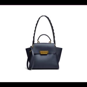 Zac Posen Blue Floral Eartha Iconic Bag